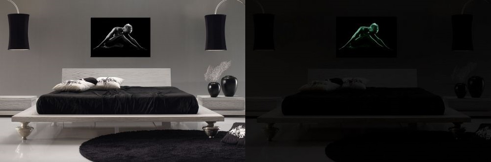 Tablou canvas fosforescent